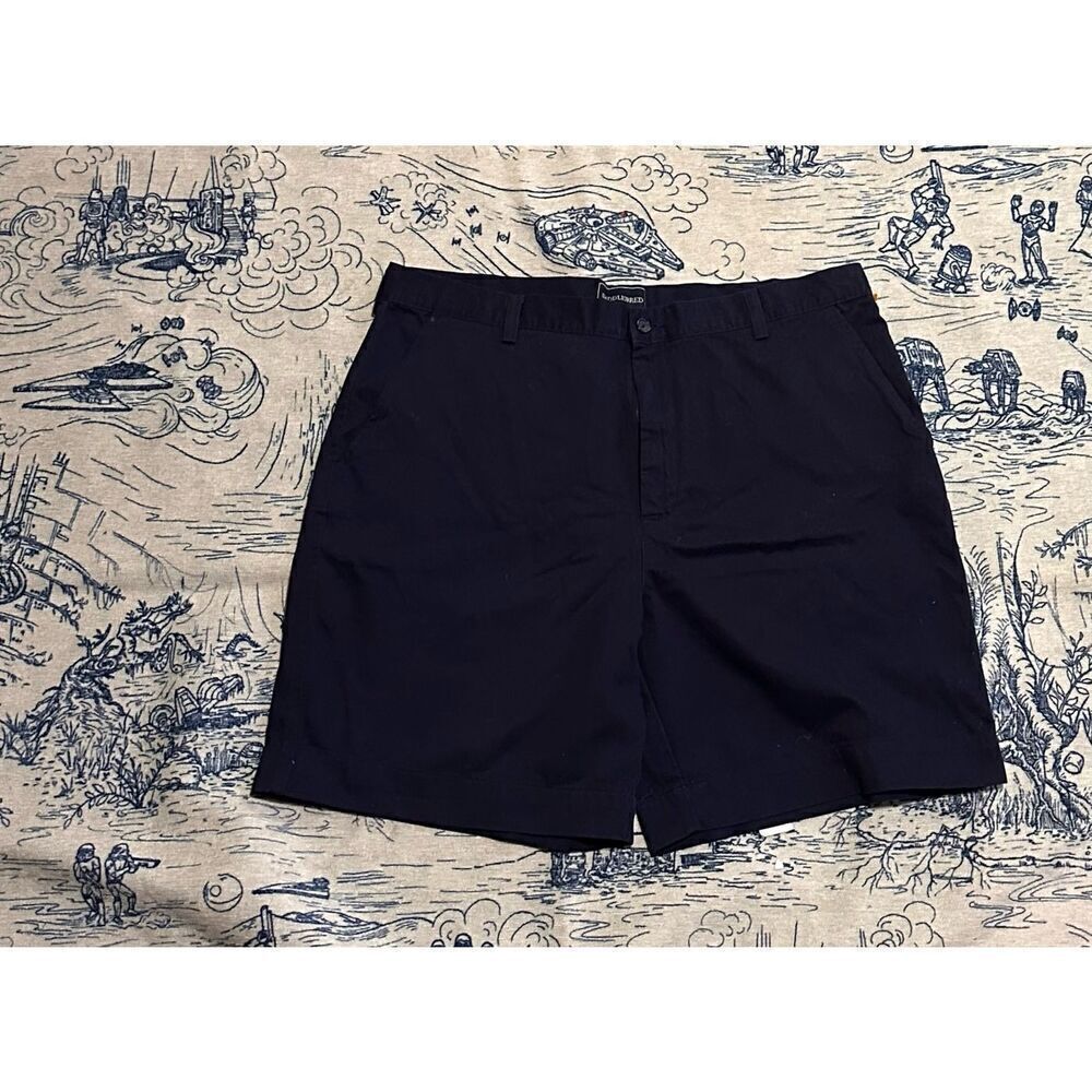 NEW WITH TAGS Saddlebred Shorts Mens blue Size 38, 100% cotton